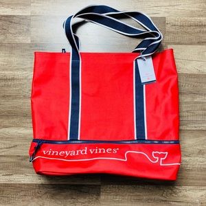 Vineyard Vines Target Collab Red Tote Bag